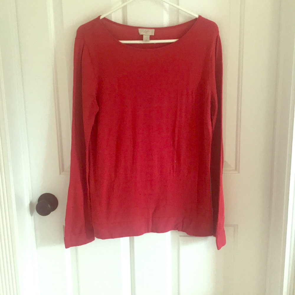 Loft Dark Orange Sweater